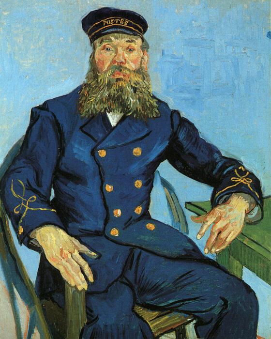 Vincent Van Gogh The Postman, Joseph Roulin oil painting image